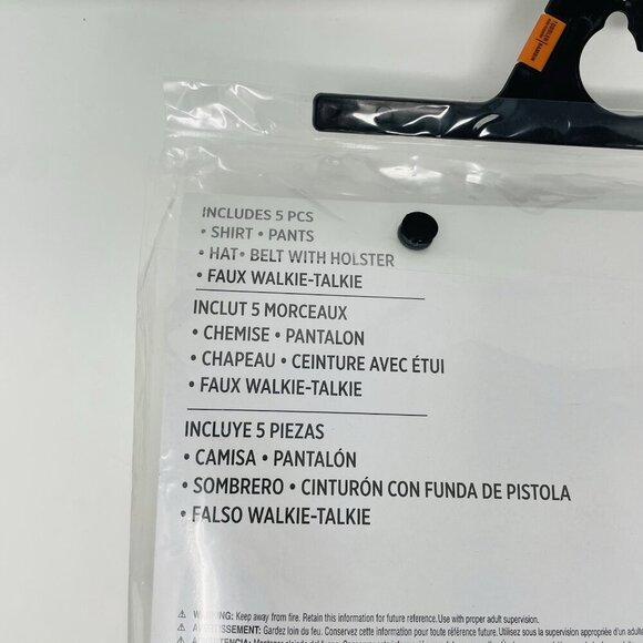 Police Officer Toddler Boys Size 2T Halloween Hero Dress Up Costume in Blue 459 - Picture 5 of 7